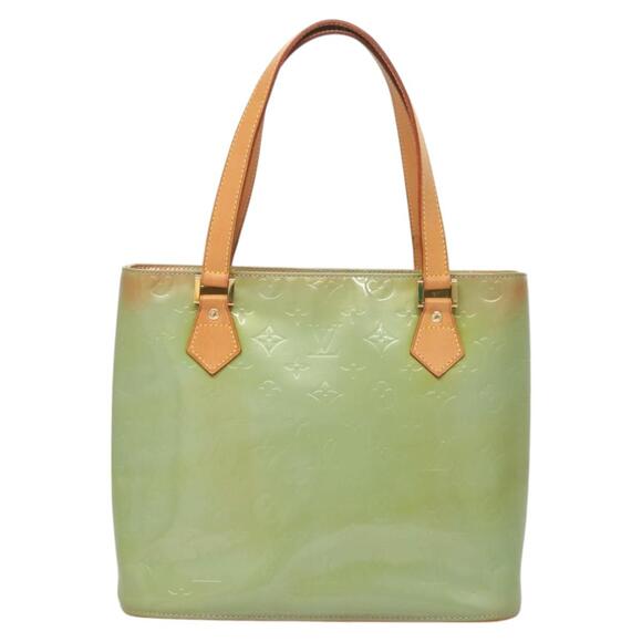 LOUIS VUITTON Monogram Vernis Houston Hand Bag Baby Blue M91005 - Picture 2 of 13